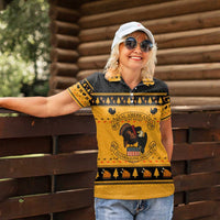 Americans Turkey Hunting Thanksgiving Christmas Women Polo Shirt Xmas Holiday Patterns - Wonder Print Shop