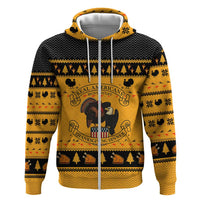 Americans Turkey Hunting Thanksgiving Christmas Zip Hoodie Xmas Holiday Patterns - Wonder Print Shop