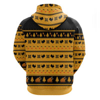 Americans Turkey Hunting Thanksgiving Christmas Zip Hoodie Xmas Holiday Patterns - Wonder Print Shop