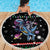 Astronauts Ride A T Rex In Space With The Planet Christmas Beach Blanket Xmas Holiday Patterns - Wonder Print Shop