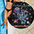 Astronauts Ride A T Rex In Space With The Planet Christmas Beach Blanket Xmas Holiday Patterns - Wonder Print Shop