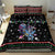 Astronauts Ride A T Rex In Space With The Planet Christmas Bedding Set Xmas Holiday Patterns - Wonder Print Shop