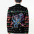 Astronauts Ride A T Rex In Space With The Planet Christmas Blazer Xmas Holiday Patterns - Wonder Print Shop