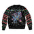 Astronauts Ride A T Rex In Space With The Planet Christmas Bomber Jacket Xmas Holiday Patterns - Wonder Print Shop