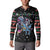 Astronauts Ride A T Rex In Space With The Planet Christmas Button Sweatshirt Xmas Holiday Patterns - Wonder Print Shop