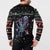 Astronauts Ride A T Rex In Space With The Planet Christmas Button Sweatshirt Xmas Holiday Patterns - Wonder Print Shop
