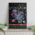Astronauts Ride A T Rex In Space With The Planet Christmas Canvas Wall Art Xmas Holiday Patterns - Wonder Print Shop