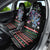 Astronauts Ride A T Rex In Space With The Planet Christmas Car Seat Cover Xmas Holiday Patterns - Wonder Print Shop
