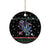 Astronauts Ride A T Rex In Space With The Planet Christmas Ceramic Ornament Xmas Holiday Patterns - Wonder Print Shop