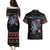 Astronauts Ride A T Rex In Space With The Planet Christmas Couples Matching Puletasi and Hawaiian Shirt Xmas Holiday Patterns - Wonder Print Shop