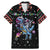 Astronauts Ride A T Rex In Space With The Planet Christmas Family Matching Mermaid Dress and Hawaiian Shirt Xmas Holiday Patterns - Wonder Print Shop