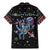 Astronauts Ride A T Rex In Space With The Planet Christmas Family Matching Mermaid Dress and Hawaiian Shirt Xmas Holiday Patterns - Wonder Print Shop