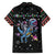 Astronauts Ride A T Rex In Space With The Planet Christmas Family Matching Tank Maxi Dress and Hawaiian Shirt Xmas Holiday Patterns - Wonder Print Shop