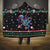 Astronauts Ride A T Rex In Space With The Planet Christmas Hooded Blanket Xmas Holiday Patterns - Wonder Print Shop