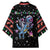 Astronauts Ride A T Rex In Space With The Planet Christmas Kimono Xmas Holiday Patterns - Wonder Print Shop