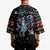 Astronauts Ride A T Rex In Space With The Planet Christmas Kimono Xmas Holiday Patterns - Wonder Print Shop
