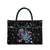 Astronauts Ride A T Rex In Space With The Planet Christmas Leather Bag Xmas Holiday Patterns - Wonder Print Shop