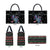Astronauts Ride A T Rex In Space With The Planet Christmas Leather Bag Xmas Holiday Patterns - Wonder Print Shop