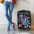 Astronauts Ride A T Rex In Space With The Planet Christmas Luggage Cover Xmas Holiday Patterns - Wonder Print Shop