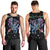 Astronauts Ride A T Rex In Space With The Planet Christmas Men Tank Top Xmas Holiday Patterns - Wonder Print Shop