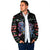 Astronauts Ride A T Rex In Space With The Planet Christmas Padded Jacket Xmas Holiday Patterns - Wonder Print Shop