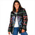 Astronauts Ride A T Rex In Space With The Planet Christmas Padded Jacket Xmas Holiday Patterns - Wonder Print Shop