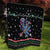 Astronauts Ride A T Rex In Space With The Planet Christmas Quilt Xmas Holiday Patterns - Wonder Print Shop