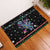 Astronauts Ride A T Rex In Space With The Planet Christmas Rubber Doormat Xmas Holiday Patterns - Wonder Print Shop