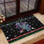Astronauts Ride A T Rex In Space With The Planet Christmas Rubber Doormat Xmas Holiday Patterns - Wonder Print Shop