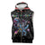 Astronauts Ride A T Rex In Space With The Planet Christmas Sleeveless Zip Hoodie Xmas Holiday Patterns - Wonder Print Shop