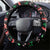 Astronauts Ride A T Rex In Space With The Planet Christmas Steering Wheel Cover Xmas Holiday Patterns - Wonder Print Shop