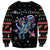 Astronauts Ride A T Rex In Space With The Planet Christmas Sweatshirt Xmas Holiday Patterns - Wonder Print Shop