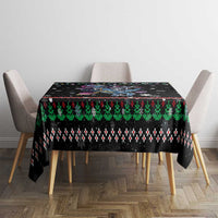 Astronauts Ride A T Rex In Space With The Planet Christmas Tablecloth Xmas Holiday Patterns - Wonder Print Shop