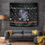 Astronauts Ride A T Rex In Space With The Planet Christmas Tapestry Xmas Holiday Patterns - Wonder Print Shop