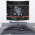 Astronauts Ride A T Rex In Space With The Planet Christmas Tapestry Xmas Holiday Patterns - Wonder Print Shop