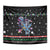 Astronauts Ride A T Rex In Space With The Planet Christmas Tapestry Xmas Holiday Patterns - Wonder Print Shop