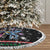 Astronauts Ride A T Rex In Space With The Planet Christmas Tree Skirt Xmas Holiday Patterns - Wonder Print Shop