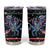 Astronauts Ride A T Rex In Space With The Planet Christmas Tumbler Cup Xmas Holiday Patterns - Wonder Print Shop