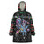 Astronauts Ride A T Rex In Space With The Planet Christmas Wearable Blanket Hoodie Xmas Holiday Patterns - Wonder Print Shop