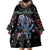 Astronauts Ride A T Rex In Space With The Planet Christmas Wearable Blanket Hoodie Xmas Holiday Patterns - Wonder Print Shop