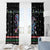 Astronauts Ride A T Rex In Space With The Planet Christmas Window Curtain Xmas Holiday Patterns - Wonder Print Shop