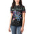 Astronauts Ride A T Rex In Space With The Planet Christmas Women Polo Shirt Xmas Holiday Patterns - Wonder Print Shop