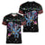Astronauts Ride A T Rex In Space With The Planet Christmas Women V-Neck T-Shirt Xmas Holiday Patterns - Wonder Print Shop