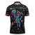 Astronauts Ride A T Rex In Space With The Planet Christmas Zipper Polo Shirt Xmas Holiday Patterns - Wonder Print Shop