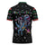 Astronauts Ride A T Rex In Space With The Planet Christmas Zipper Polo Shirt Xmas Holiday Patterns - Wonder Print Shop