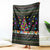 Autism Pine Christmas Blanket Xmas Holiday Patterns - Wonder Print Shop