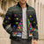 Autism Pine Christmas Bomber Puffer Jacket Xmas Holiday Patterns - Wonder Print Shop