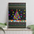 Autism Pine Christmas Canvas Wall Art Xmas Holiday Patterns - Wonder Print Shop