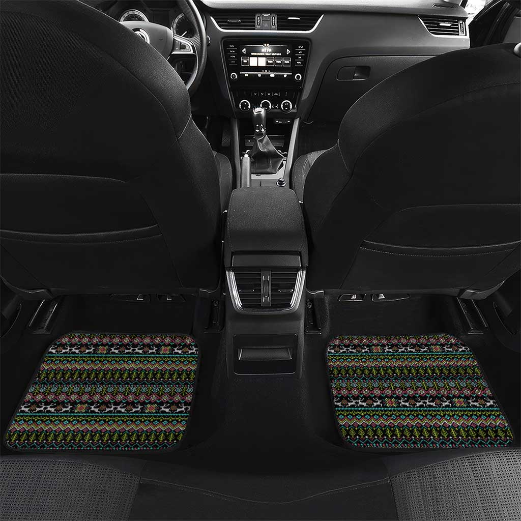 Autism Pine Christmas Car Mats Xmas Holiday Patterns - Wonder Print Shop