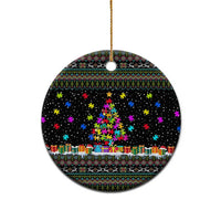 Autism Pine Christmas Ceramic Ornament Xmas Holiday Patterns - Wonder Print Shop